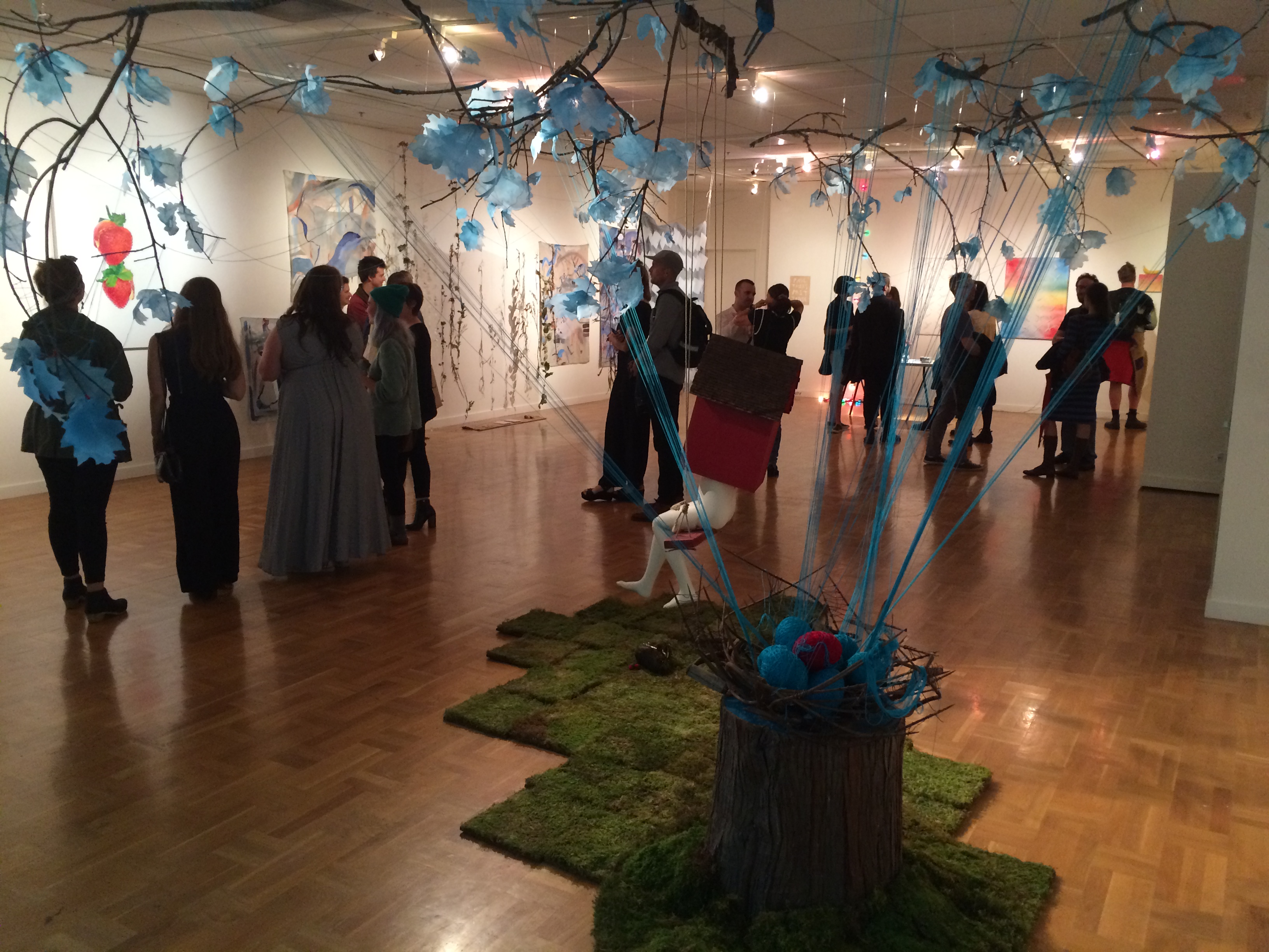 BFA reception at the Littman Gallery